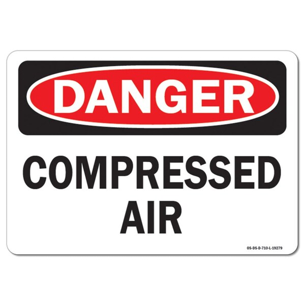 Signmission Safety Sign, OSHA Danger, 10" Height, Rigid Plastic